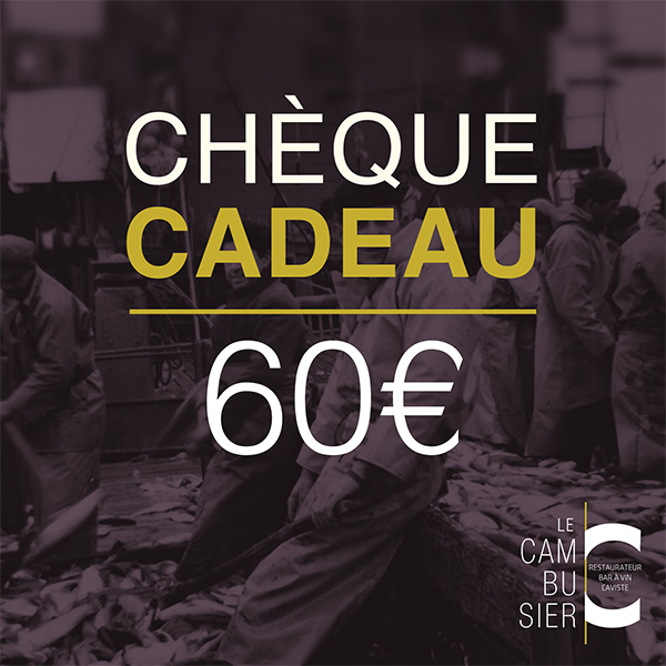 cheque cadeaux 60€ cambusier